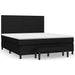 Pat box spring cu saltea, negru, 180x200 cm, catifea - WALTI WALTI