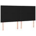 Pat box spring cu saltea, negru, 200x200 cm, textil - WALTI WALTI