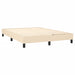 Pat box spring cu saltea, crem, 140x200 cm, textil - WALTI WALTI
