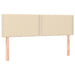 Pat box spring cu saltea, crem, 140x200 cm, textil - WALTI WALTI