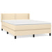 Pat continental cu saltea, crem, 140x200 cm, material textil - WALTI WALTI
