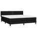 Pat box spring cu saltea, negru, 180x200 cm, catifea - WALTI WALTI