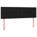 Pat box spring cu saltea, negru, 140x190 cm, textil - WALTI WALTI