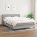 Pat continental, gri deschis, 140x200 cm, material textil - WALTI WALTI