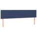 Pat continental cu saltea, albastru, 160x200cm, material textil - WALTI WALTI