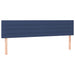 Pat box spring cu saltea, albastru, 200x200 cm, textil - WALTI WALTI