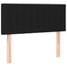 Pat box spring cu saltea, negru, 90x200 cm, textil - WALTI WALTI