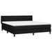 Pat box spring cu saltea, negru, 180x200 cm, catifea - WALTI WALTI