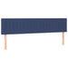 Pat box spring cu saltea, albastru, 200x200 cm, textil - WALTI WALTI