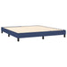 Pat box spring cu saltea, albastru, 180x200 cm, material textil - WALTI WALTI