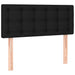 Pat box spring cu saltea, negru, 100x200 cm, textil - WALTI WALTI
