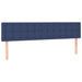 Pat box spring cu saltea, albastru, 180x200 cm, material textil - WALTI WALTI