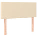Pat box spring cu saltea, crem, 100x200 cm, textil - WALTI WALTI