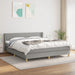 Pat continental, gri deschis, 180x200 cm, material textil - WALTI WALTI