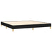 Pat box spring cu saltea, negru, 200x200 cm, textil - WALTI WALTI