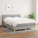 Pat continental, gri deschis, 140x200 cm, material textil - WALTI WALTI