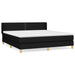 Pat box spring cu saltea, negru, 180x200 cm, catifea - WALTI WALTI