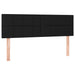 Pat box spring cu saltea, negru, 140x190 cm, textil - WALTI WALTI