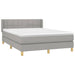 Pat continental, gri deschis, 140x200 cm, material textil - WALTI WALTI