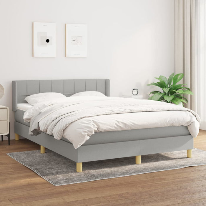 Pat continental, gri deschis, 140x200 cm, material textil - WALTI WALTI