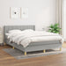 Pat continental, gri deschis, 140x200 cm, material textil - WALTI WALTI