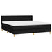 Pat box spring cu saltea, negru, 180x200 cm, catifea - WALTI WALTI