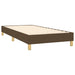 Pat box spring cu saltea, maro închis, 90x190 cm, textil - WALTI WALTI