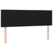 Pat box spring cu saltea, negru, 140x200 cm, textil - WALTI WALTI
