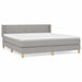 Pat continental, gri deschis, 180x200 cm, material textil - WALTI WALTI