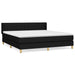 Pat box spring cu saltea, negru, 180x200 cm, catifea - WALTI WALTI