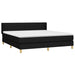 Pat box spring cu saltea, negru, 180x200 cm, catifea - WALTI WALTI