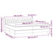 Pat box spring cu saltea, albastru, 200x200 cm, textil - WALTI WALTI