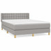 Pat continental, gri deschis, 140x200 cm, material textil - WALTI WALTI