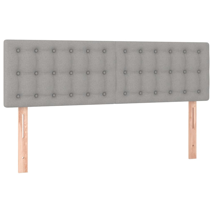 Pat continental, gri deschis, 140x200 cm, material textil - WALTI WALTI