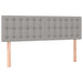 Pat continental, gri deschis, 140x200 cm, material textil - WALTI WALTI