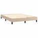 Pat box spring cu saltea, cappuccino, 140x190cm piele ecologică - WALTI WALTI