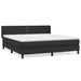 Pat box spring cu saltea, negru, 180x200 cm, piele ecologică - WALTI WALTI