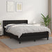 Pat box spring cu saltea, negru, 140x200 cm, piele ecologică - WALTI WALTI