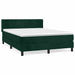 Pat box spring cu saltea, verde închis, 140x200 cm, catifea - WALTI WALTI