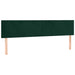 Pat box spring cu saltea, verde închis, 160x200 cm, catifea - WALTI WALTI