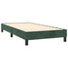 Pat box spring cu saltea, verde închis, 90x200 cm, catifea - WALTI WALTI