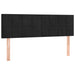 Pat box spring cu saltea, negru, 140x190 cm, catifea - WALTI WALTI