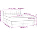 Pat box spring cu saltea, roz, 140x190 cm, catifea - WALTI WALTI