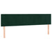 Pat box spring cu saltea, verde închis, 200x200 cm, catifea - WALTI WALTI