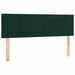 Pat box spring cu saltea, verde închis, 140x190 cm, catifea - WALTI WALTI