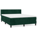 Pat box spring cu saltea, verde închis, 140x200 cm, catifea - WALTI WALTI
