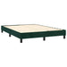 Pat box spring cu saltea, verde închis, 140x200 cm, catifea - WALTI WALTI