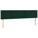 Pat box spring cu saltea, verde închis, 160x200 cm, catifea - WALTI WALTI
