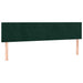 Pat box spring cu saltea, verde închis, 180x200 cm, catifea - WALTI WALTI