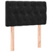 Pat box spring cu saltea, negru, 80x200 cm, catifea - WALTI WALTI